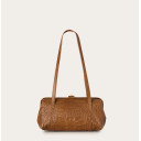 Rufina Bag M, caramel croco